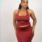 Sculpted wrap Maxi Set